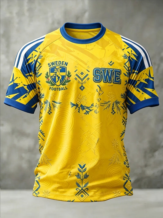 Men's Swedish short-sleeved football shirt