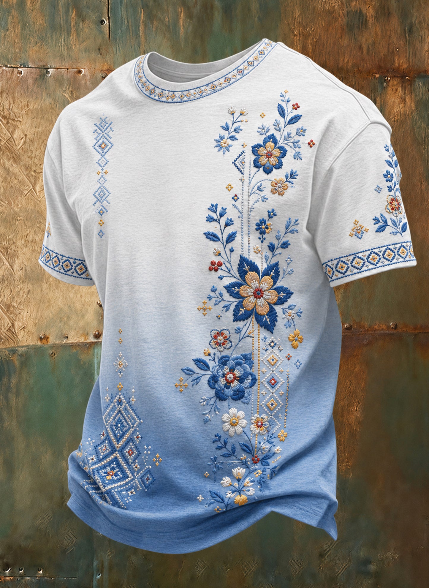 Men's Swedish Party and Festival Memory Art-Print T-shirt