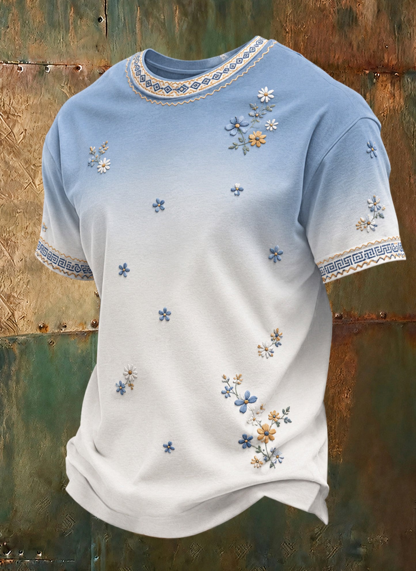 Men's sweatshirt with art print commemorating Swedish holidays and festivals