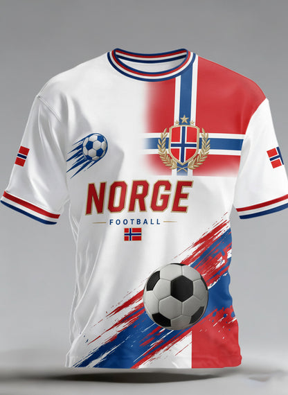 Men's Football Match in Norway Art Print T-Shirt