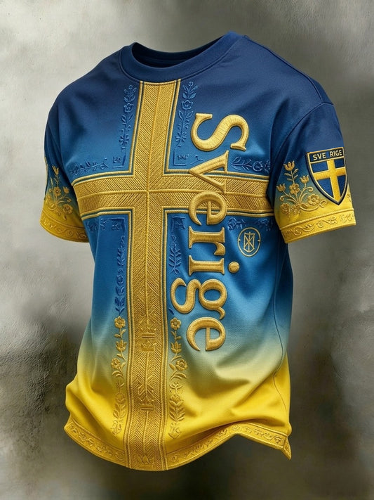 Men's T-shirt with print: Swedish Football Scholar 2026
