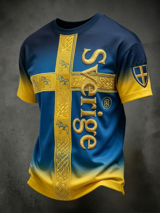 Men's T-shirt with print: Swedish Football Scholar 2026