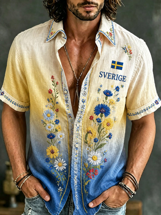 Men's Swedish Midsummer Festival Art Print