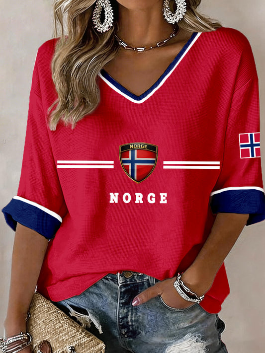 Women's Norway V-Neck T-shirt