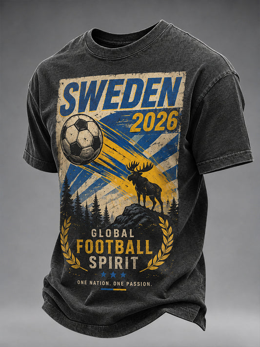 Men's Short Sleeve Football Graphic T-Shirt