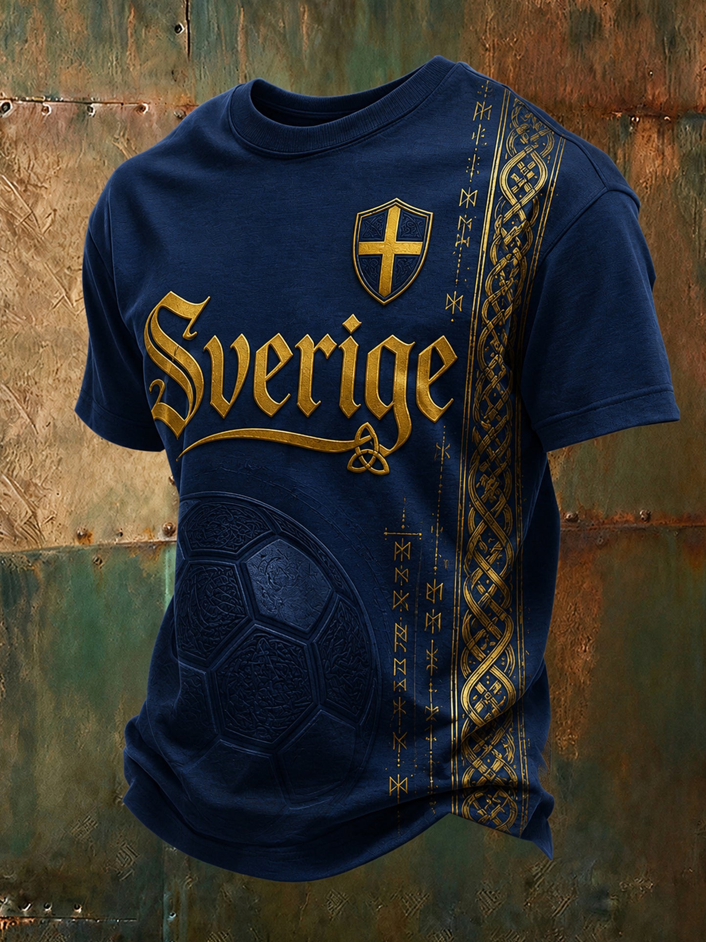Herrarnas fotbollsmatch – hejarklackkonsttryck T-shirt