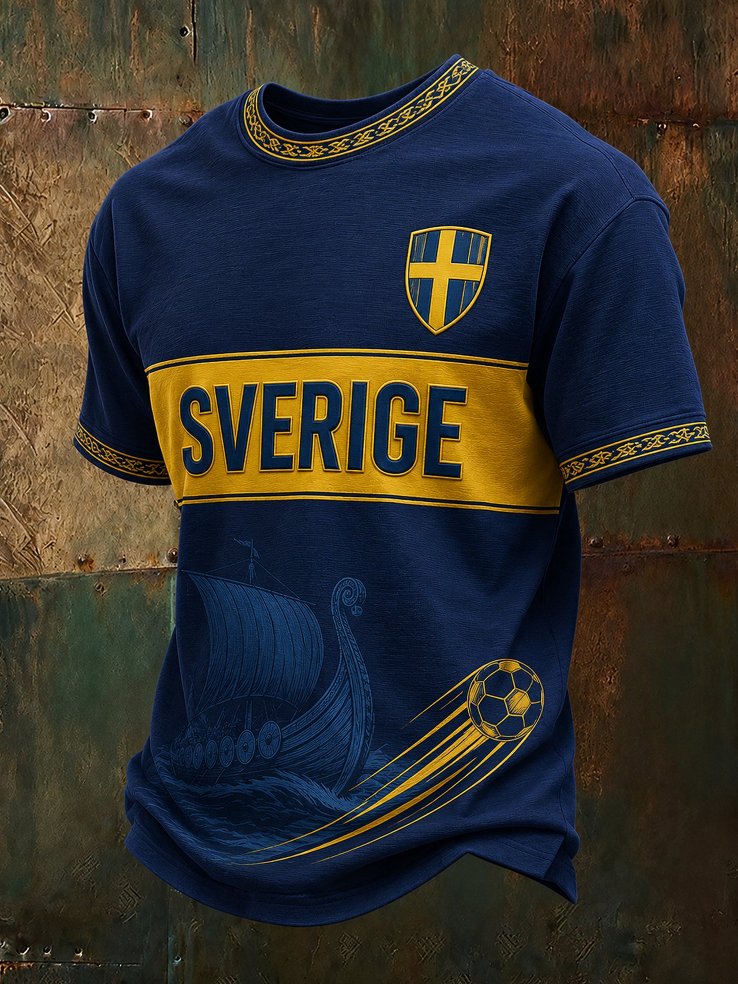 Herrarnas fotbollsmatch – hejarklackkonsttryck T-shirt