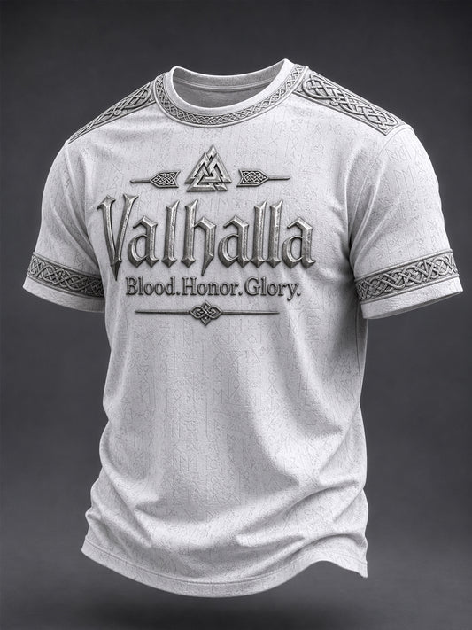 Herrtröja med Valhalla-print