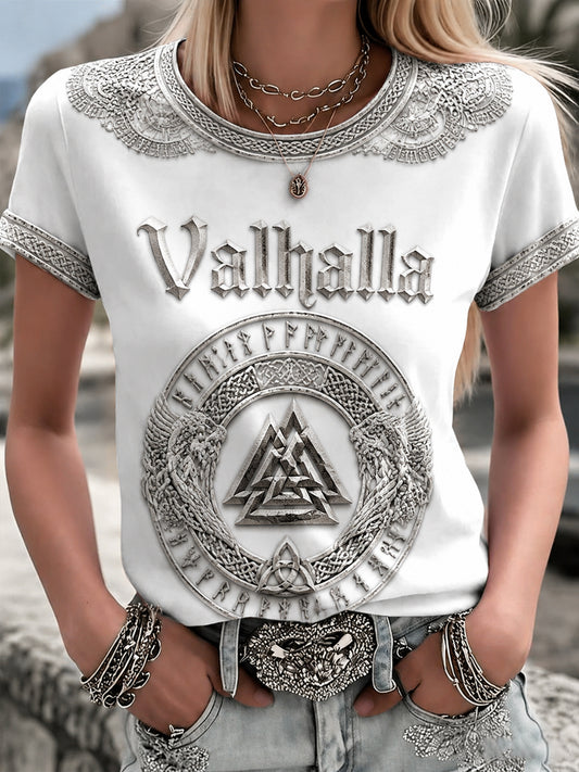 Dammens Valhalla T-shirt med tryck