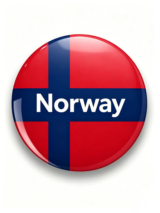 Unisex Norge Fotballkamp Heiar Kunsttrykk Merke