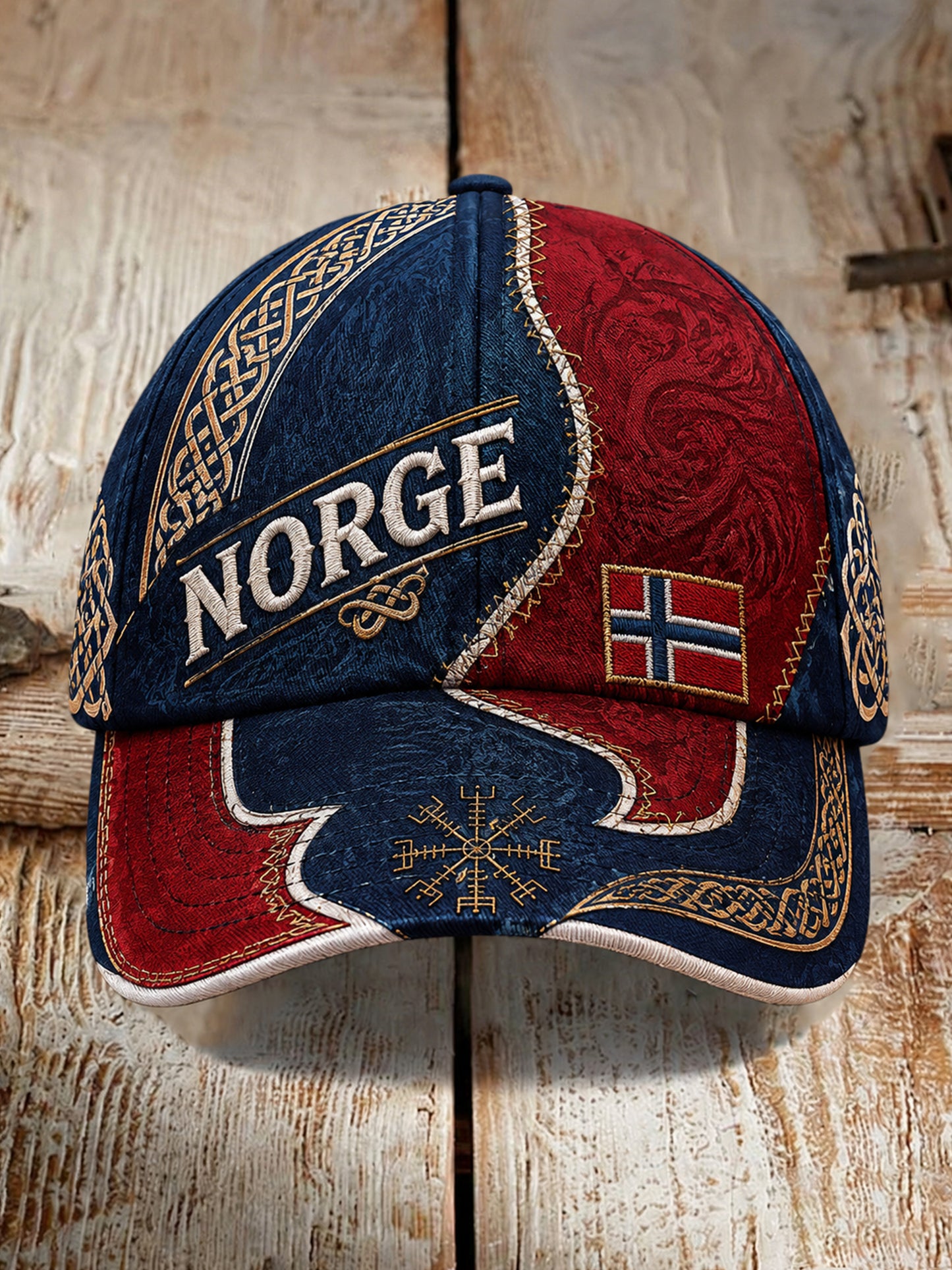 Unisex norsk fotballfanskultur og jubelkunst utskriftshatt