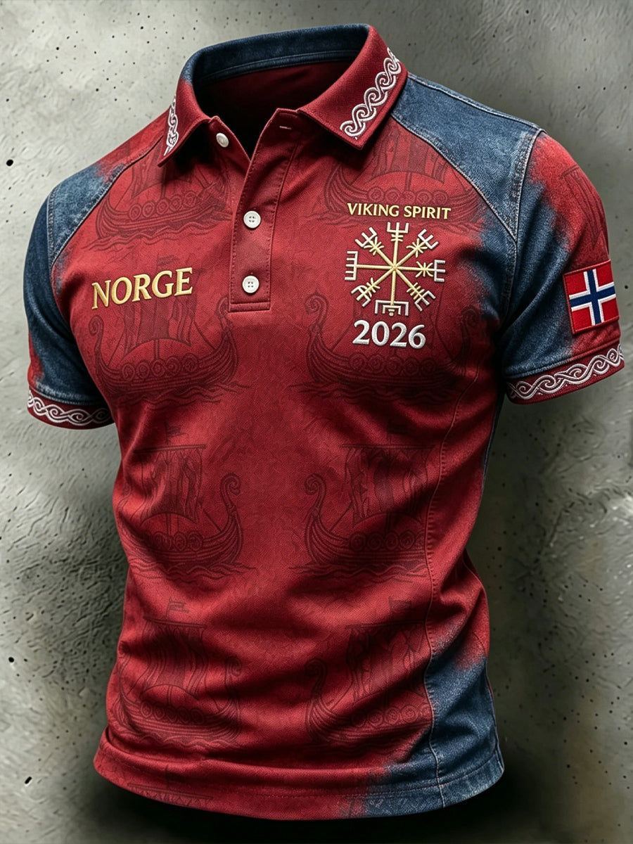 Retro norsk fotbollsk skjort
