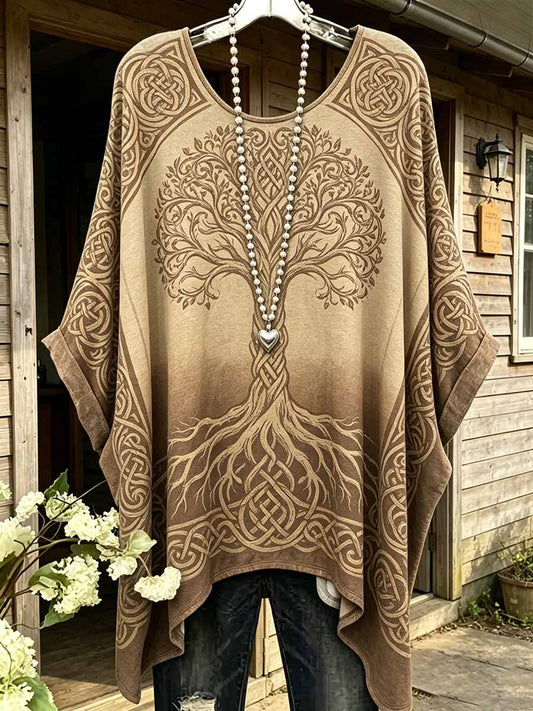 Kvinnors viking keltiska knop Skriv ut T-shirt