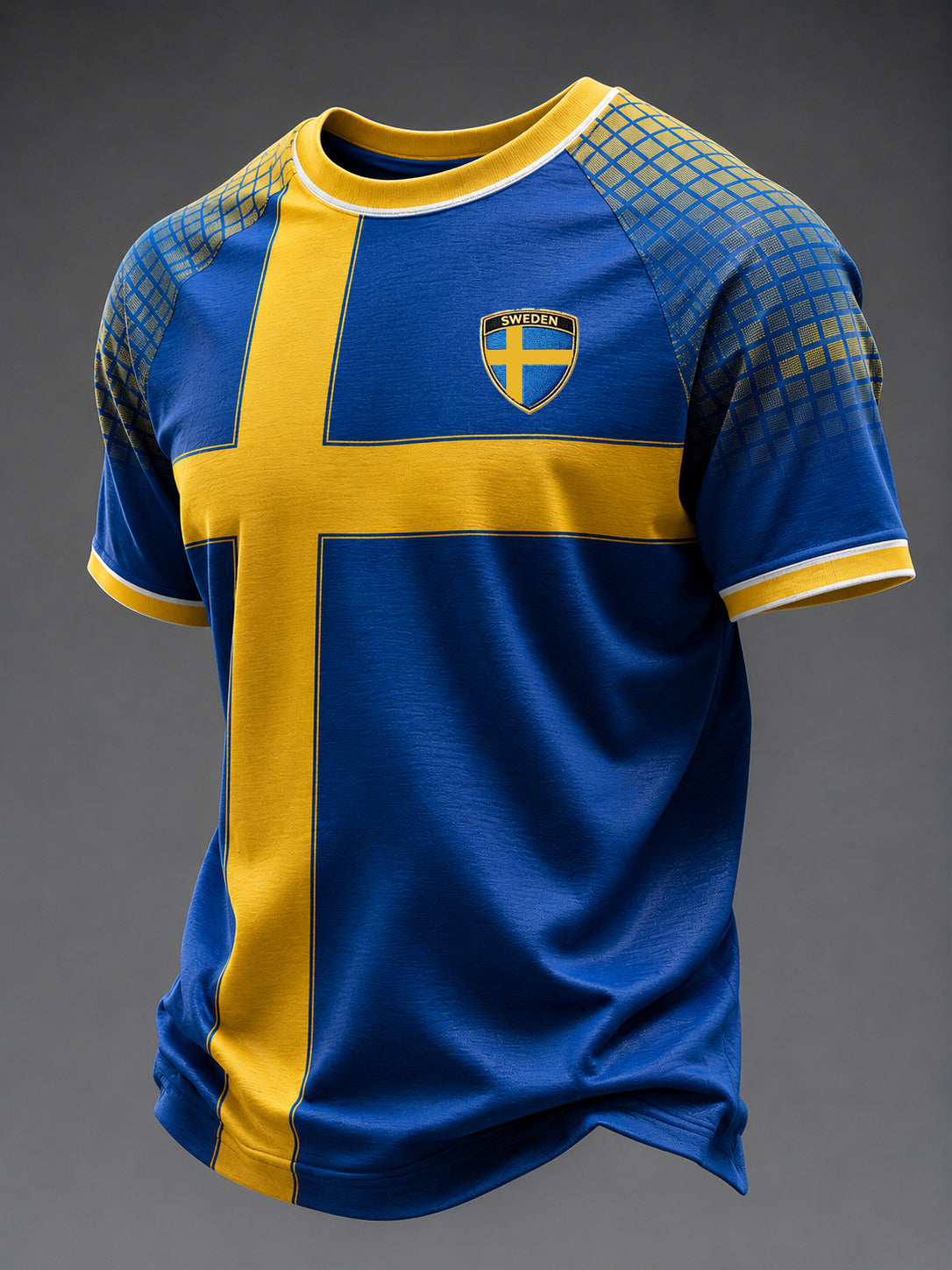 Herrligan svensk fotboll tryckt ledig kortärmad t-shirt