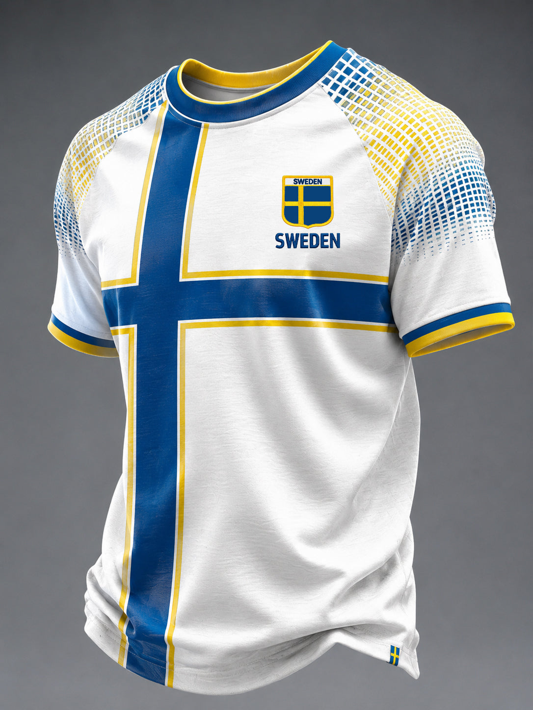 Herrligan svensk fotboll tryckt ledig kortärmad t-shirt