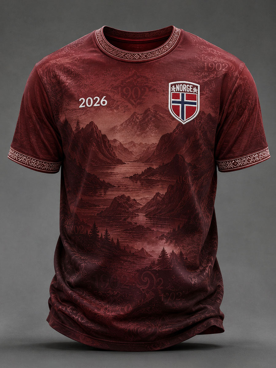 Menns norske fotball-T-skjorter