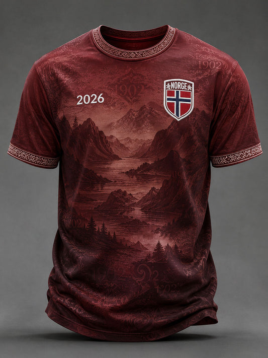 Menns norske fotball-T-skjorter