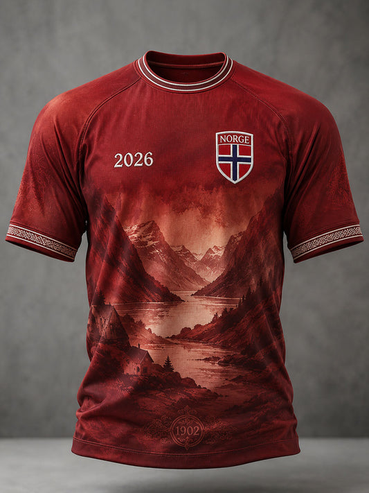 Menns norske fotball-T-skjorter