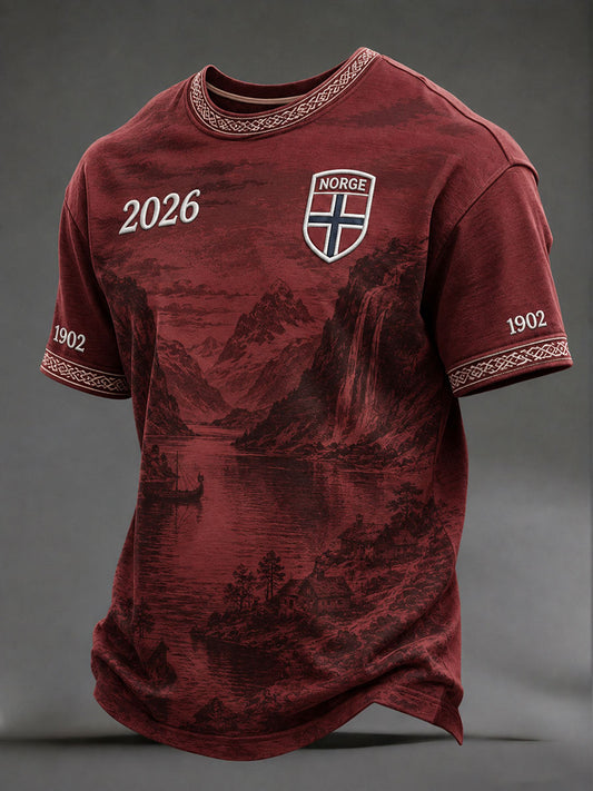 Menns norske fotball-T-skjorter