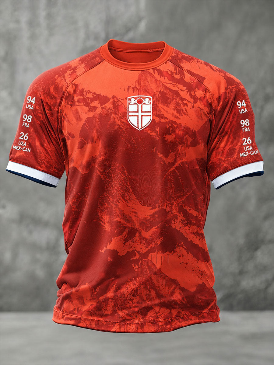 Menns norske fotball-T-skjorter
