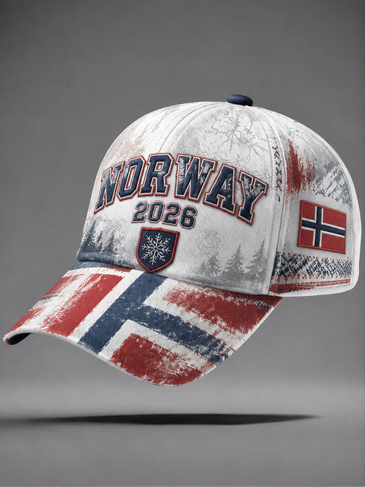 Norge Fotball Uformell Sportsstil Unisex Lue