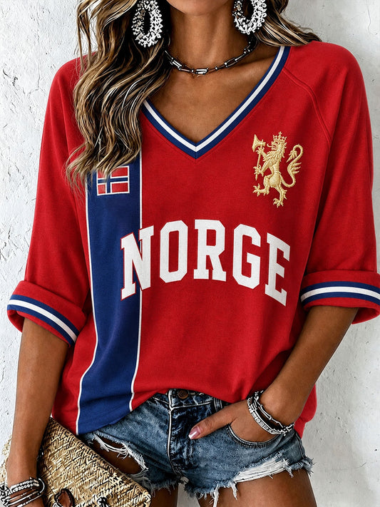 Kvinner Norge T-skjorte