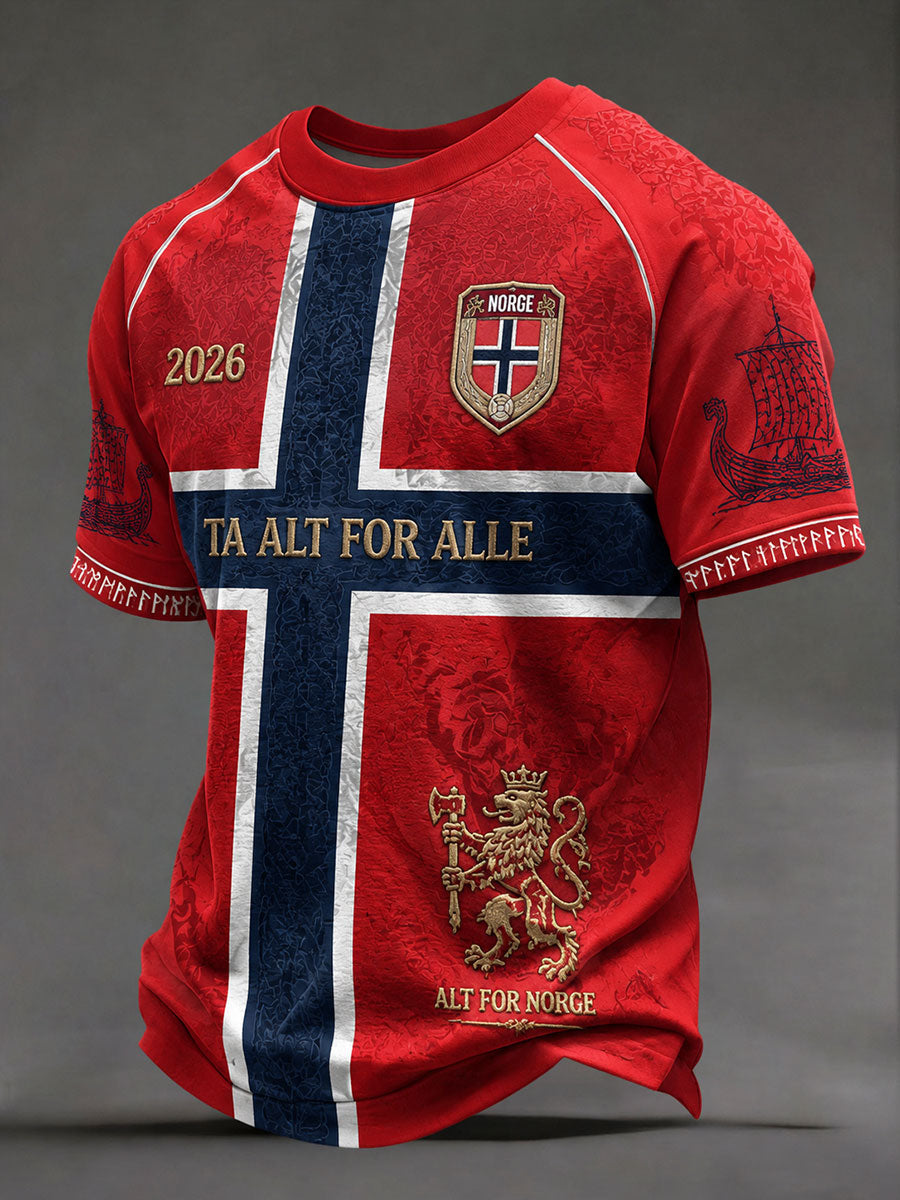 Menns Norge Fotball T-skjorter