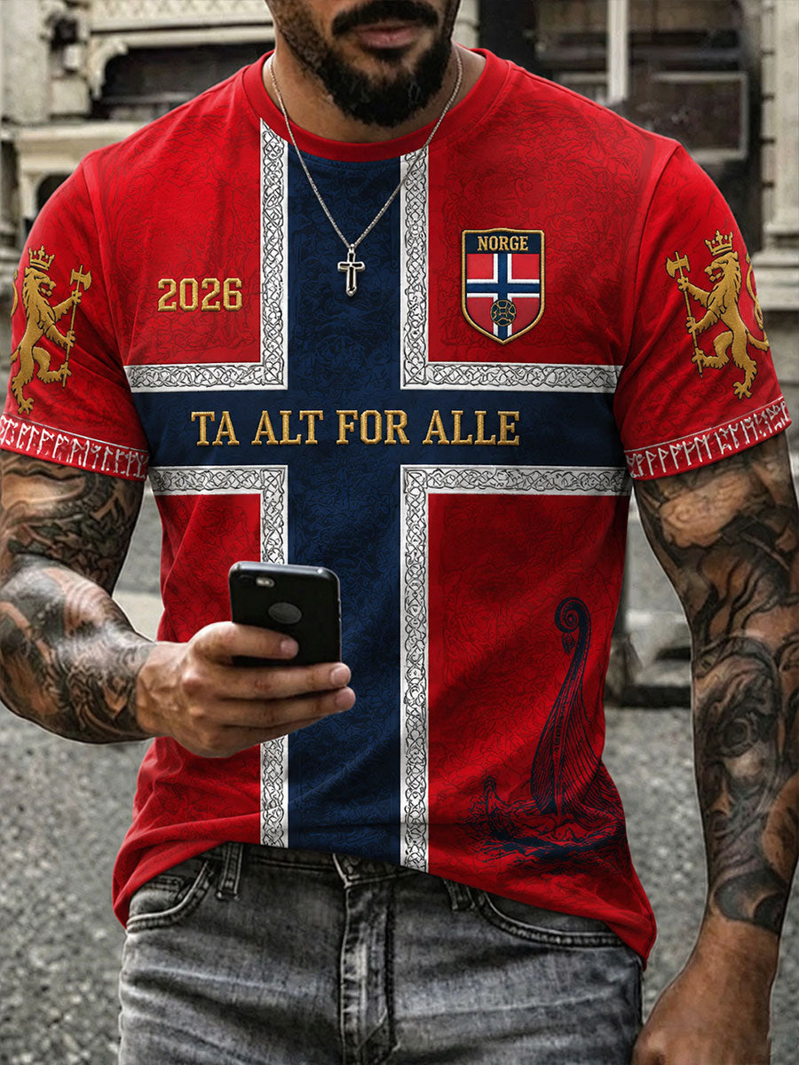 Menns norske fotball-T-skjorter