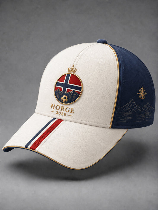 Unisex 2026 Norge Fotball Klassisk Basecap