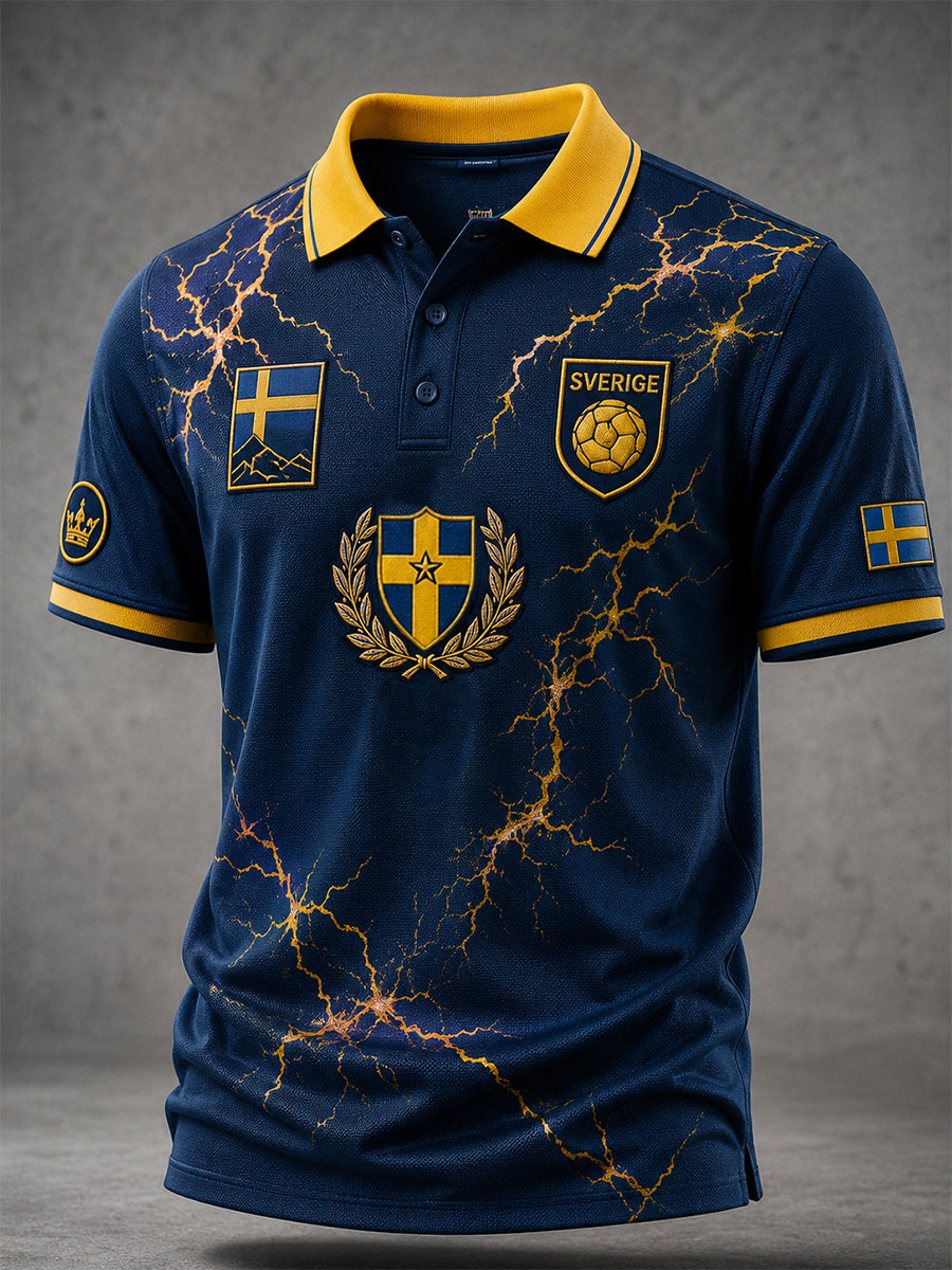 Herrtröja i svensk fotboll med korta ärmarna