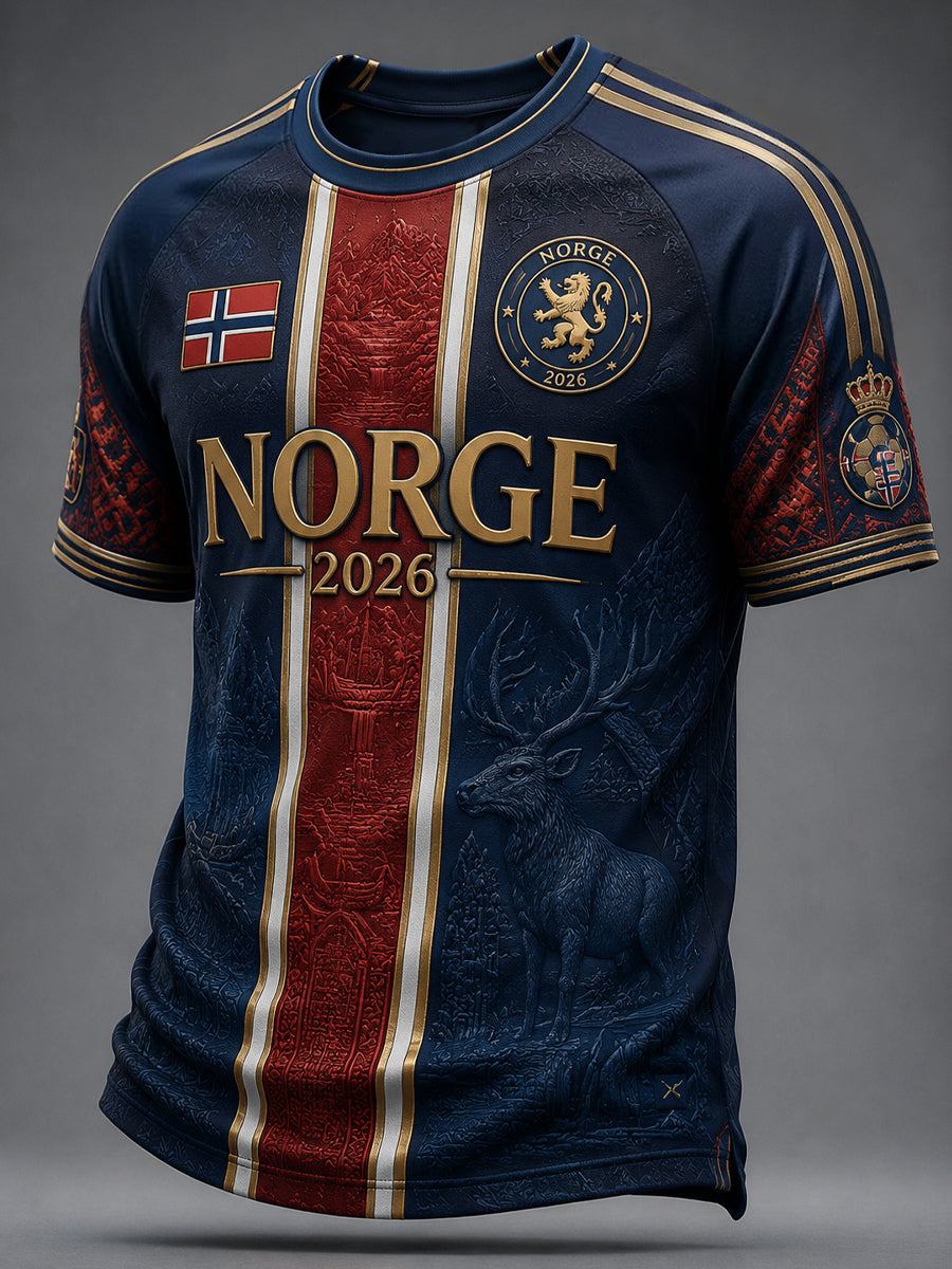 Retro 2026 Norge klassisk fotballtrøye