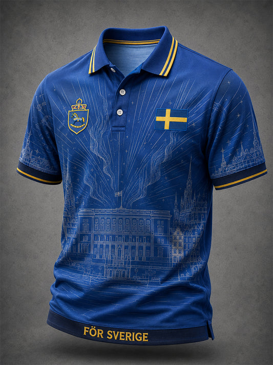 Herrskjorta med korta ärmar från Sweden