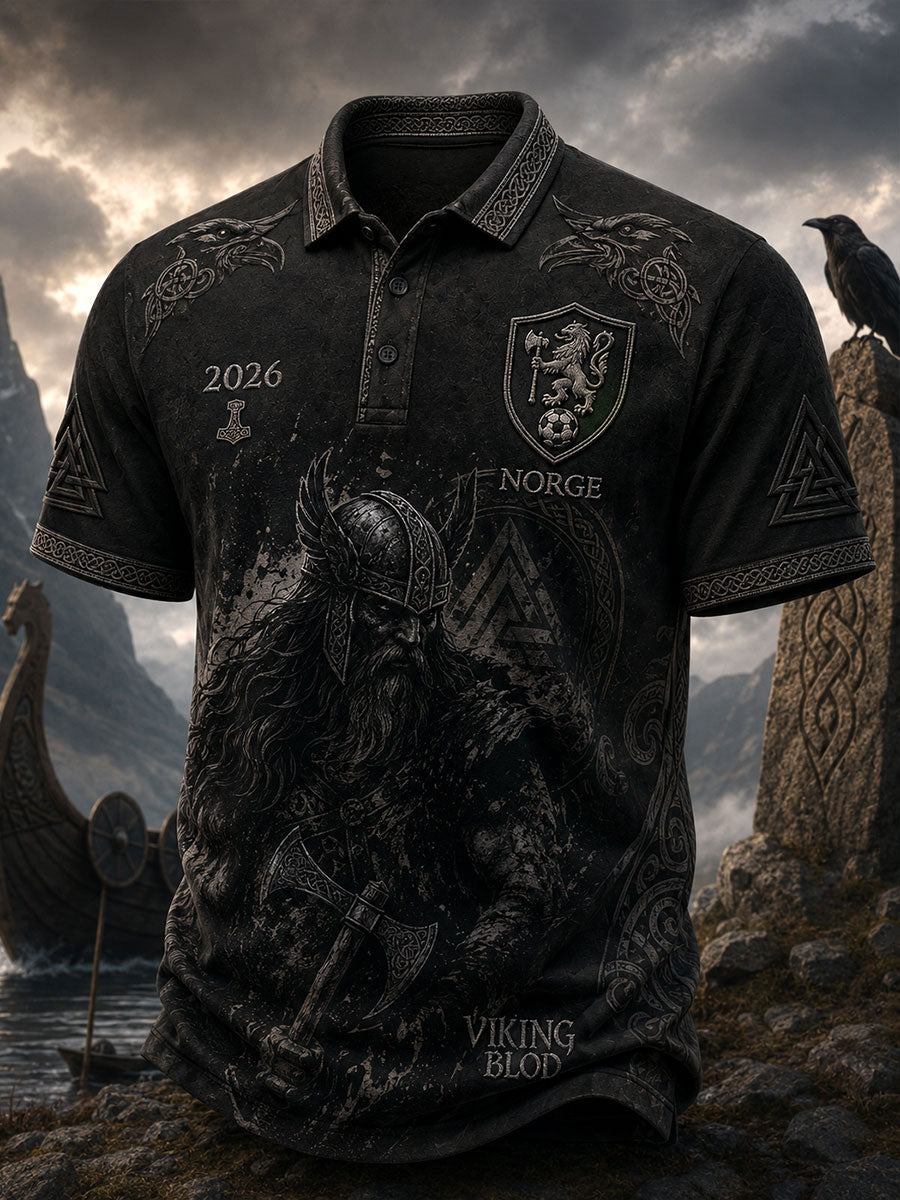 Menns norske fotball viking-t-skjorter