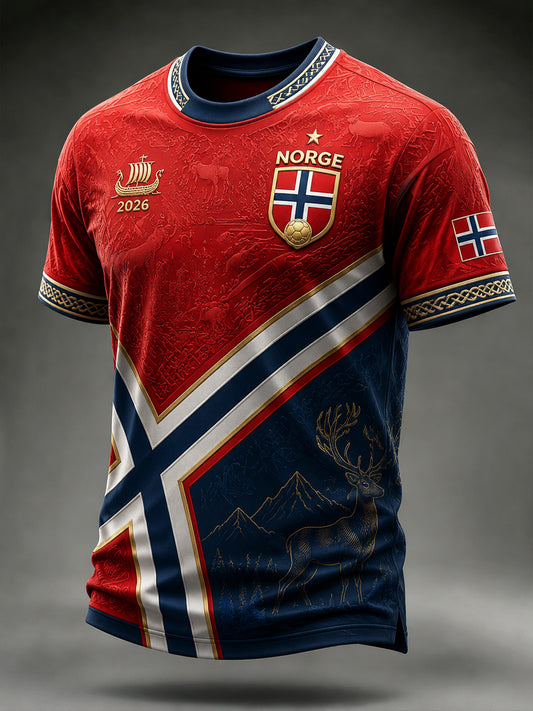 Norge 2026 T-shirt for fotballfans