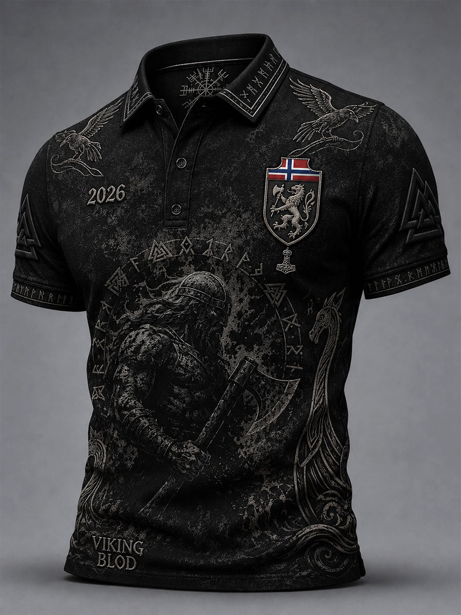 Menns norske fotball viking-t-skjorter
