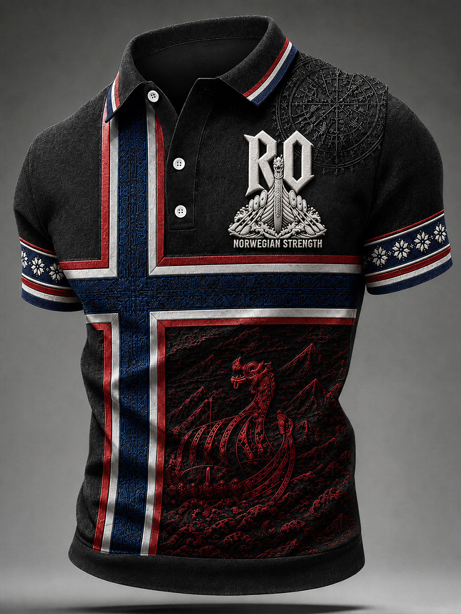 Ro Norwegian Styrkeskjorte for menn