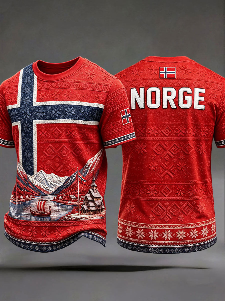 Menns Norge Viking-t-skjorter