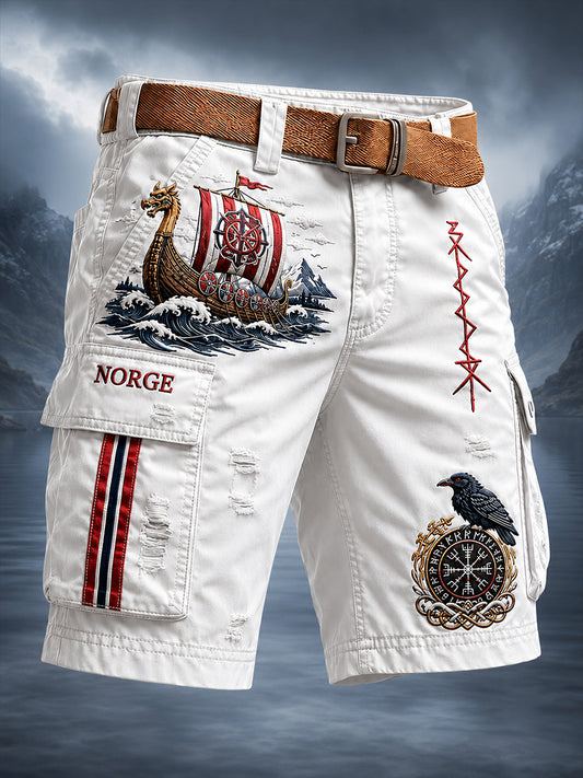 Retro Norge vikingnordisk stilkunst Skriv ut Casual Lasgo Buks