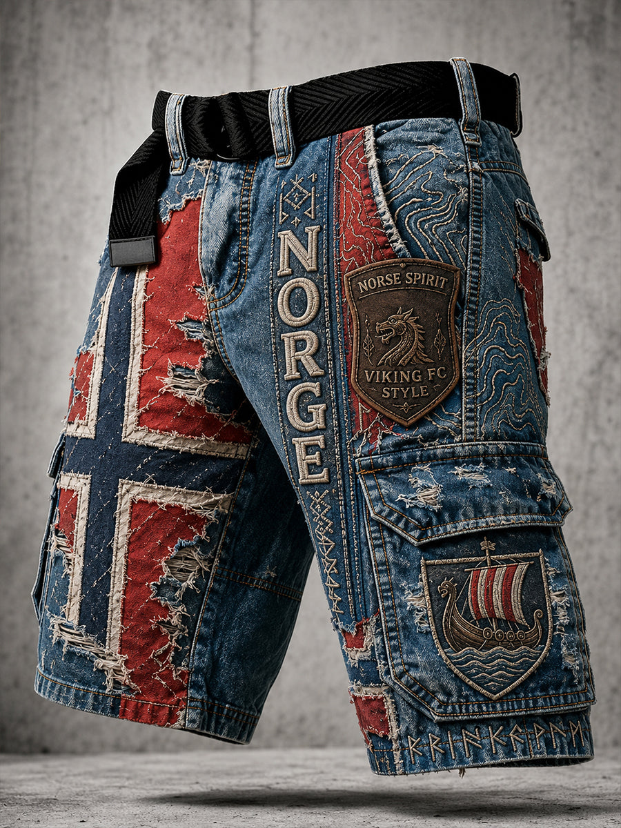 Retro Nordisk viking-stil kunststyr