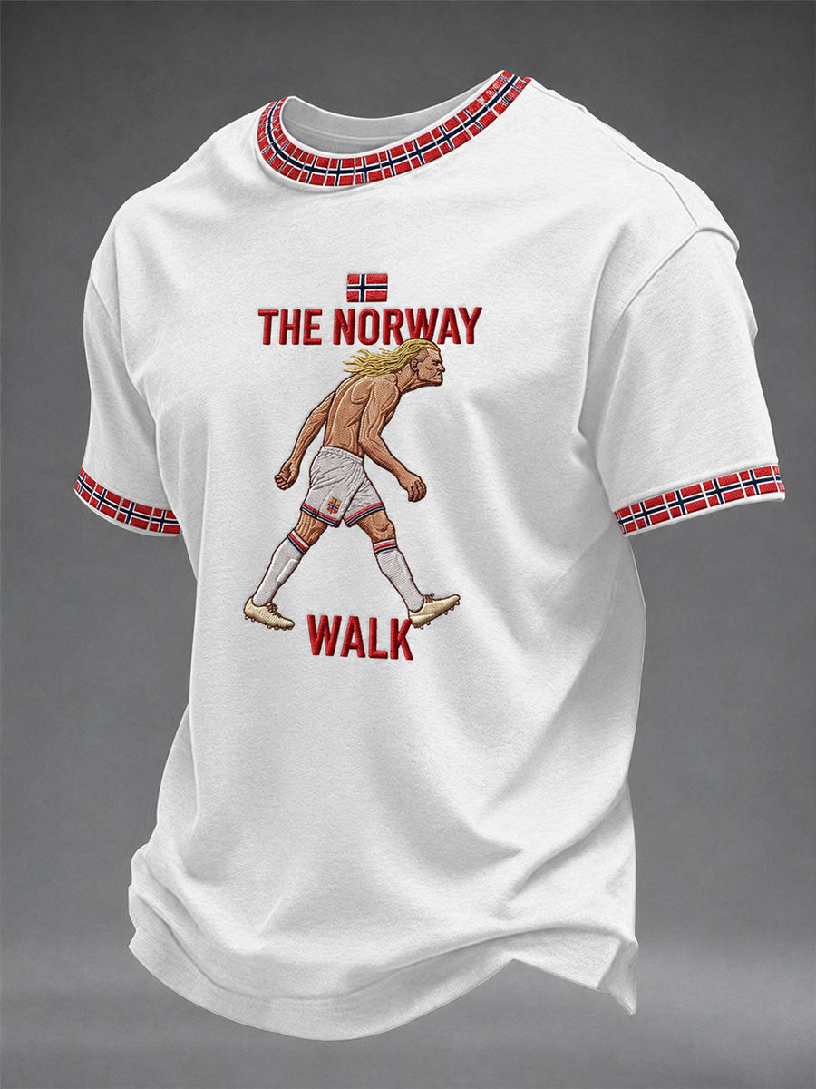 Herre-T-skjorte med korte ermer fra The Norway Walk