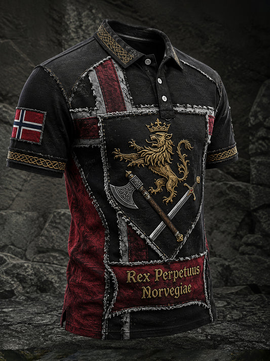 Herrepolo med minne-trykk for St. Olavs dag