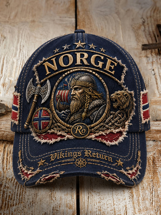 Unisex norsk Olavsfeber-fest kulturelle elementer kunsttrykk uformell lue