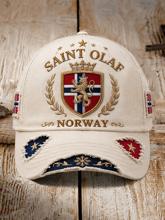 Unisex norsk Olavsfeber-fest kulturelle elementer kunsttrykk uformell lue