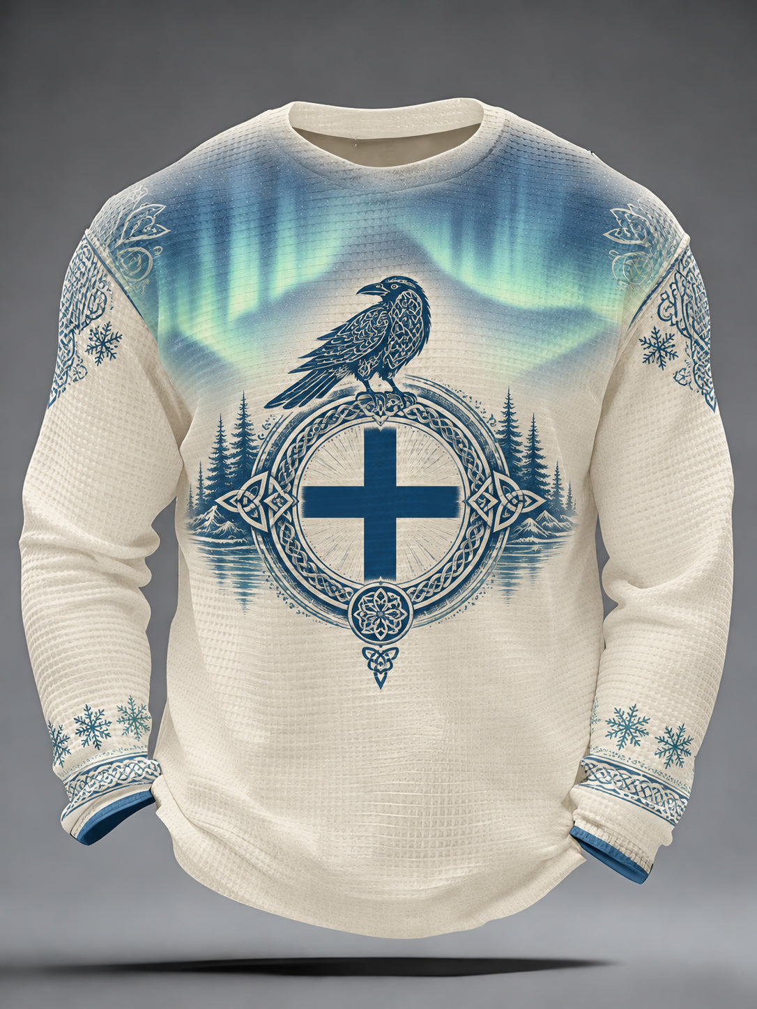 Herrlig finsk vikingpatriotisk konsttryckst-shirt
