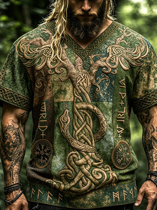 Retro vikingatavla Ledsam topptröja