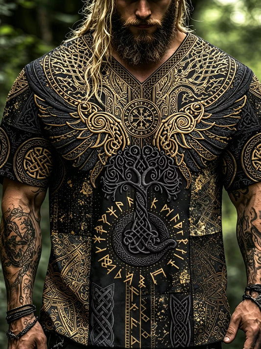 Retro vikingatavla Ledsam topptröja