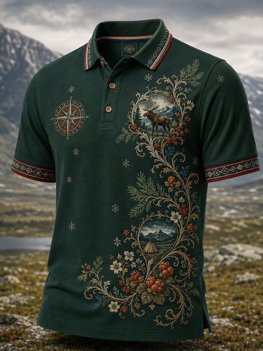 Menns norske kulturelement kunst Skriv ut Polo skjørt