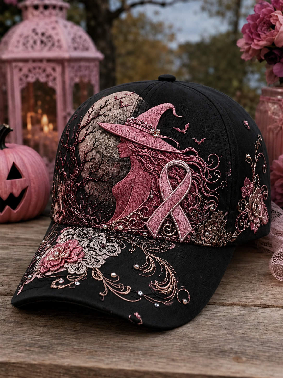 Unisex-hatt mot bröstcancer