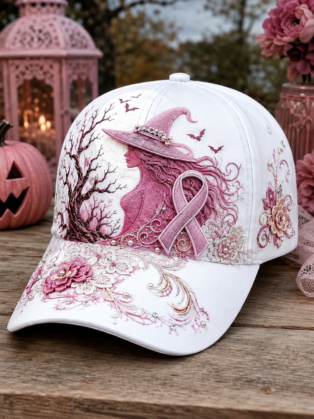 Unisex-hatt mot bröstcancer