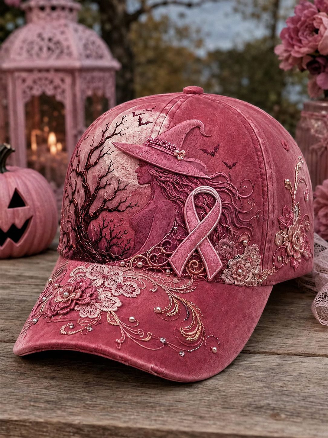 Unisex-hatt mot bröstcancer